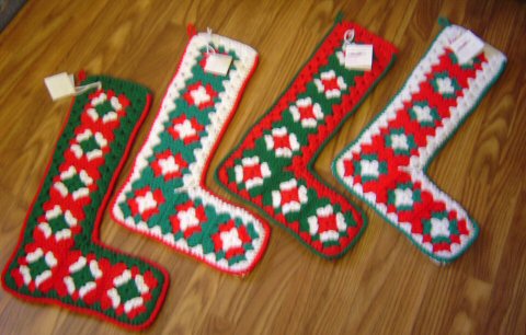 Granny Christmas stockings